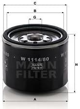 Oil Filter W1114/80