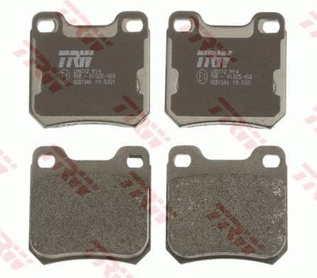 Brake Pad Set, disc brake COTEC GDB1346 - image 2