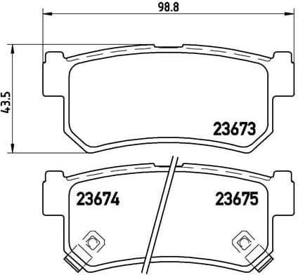 Brake Pad Set, disc brake PRIME LINE P15010