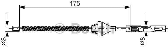 Cable Pull, parking brake 1987477906 - image 2
