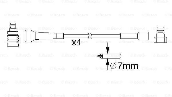 Ignition Cable Kit 0986357210 - image 5