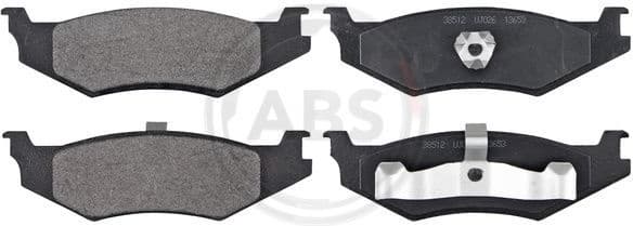 Brake Pad Set, disc brake 38512