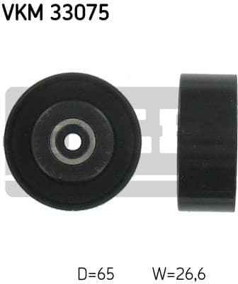 Deflection/Guide Pulley, V-ribbed belt VKM 33075