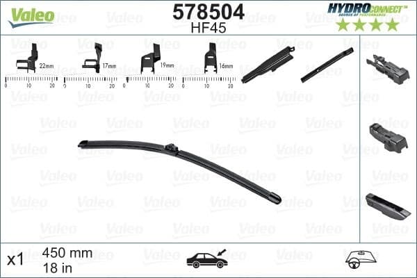 Wiper Blade HYDROCONNECT 578504
