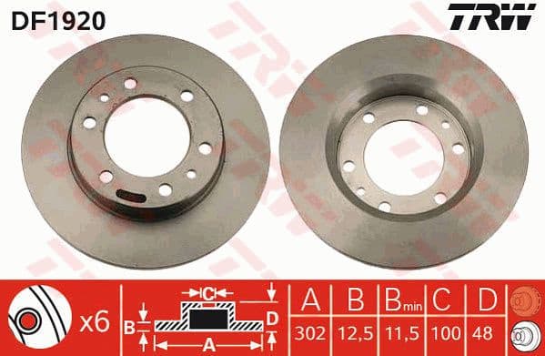 Brake Disc DF1920