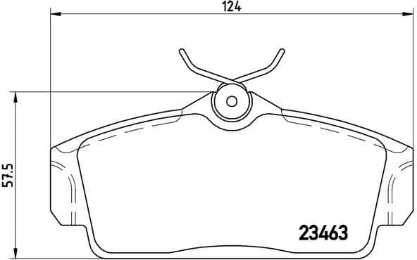 Brake Pad Set, disc brake PRIME LINE P56036