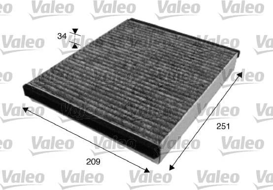Filter, cabin air VALEO PROTECT 715628