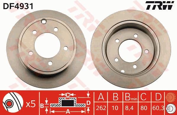 Brake Disc DF4931