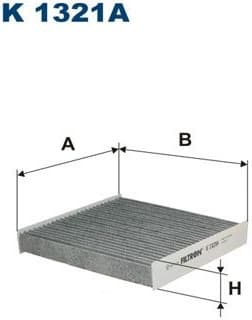 Filter, cabin air K1321A