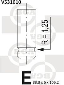 Valve inlet V531010 - image 2
