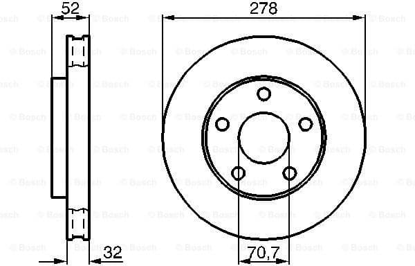 Brake Disc 0986478486