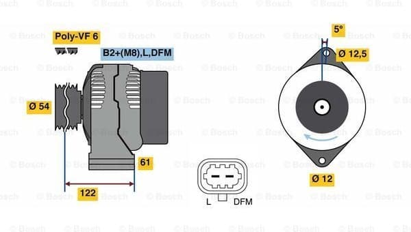 Alternator 0986081410