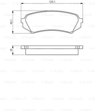 Brake Pad Set, disc brake 0986424641 - image 7