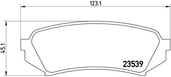 Brake Pad Set, disc brake PRIME LINE P83049