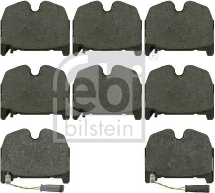 Brake Pad Set, disc brake 16534