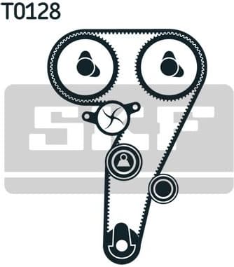 Water Pump & Timing Belt Kit VKMC 02183 - image 2