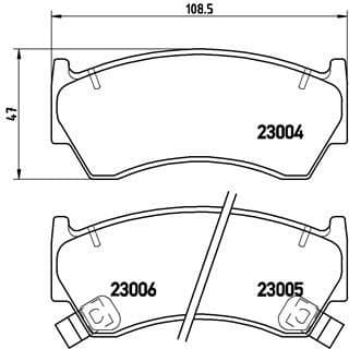 Brake Pad Set, disc brake PRIME LINE P56033