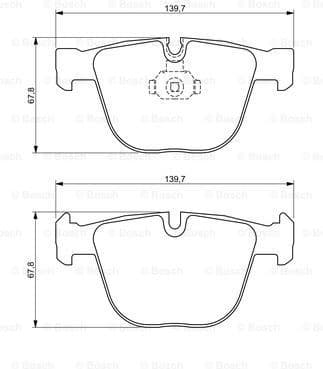 Brake Pad Set, disc brake 0986494325 - image 7