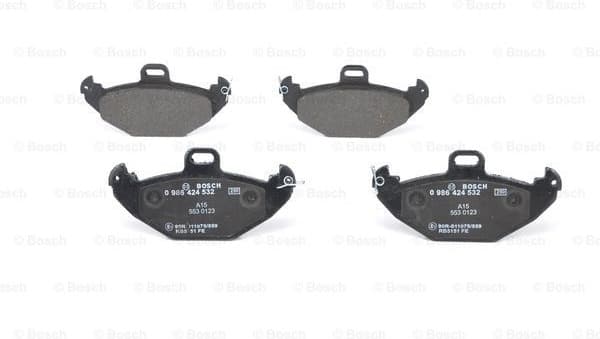 Brake Pad Set, disc brake 0986424532