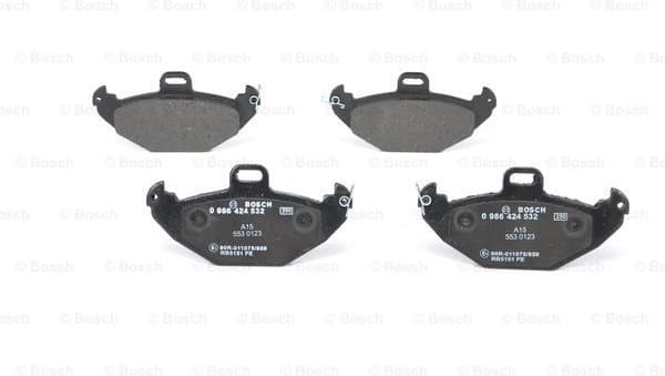 Brake Pad Set, disc brake 0986424532 - image 3