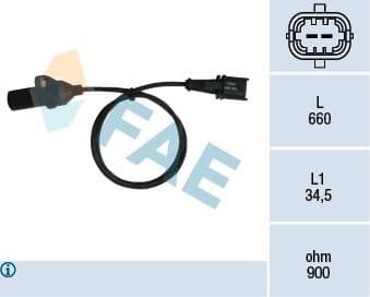 Sensor, crankshaft pulse 79220