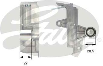 Vibration Damper, timing belt PowerGrip™ T43028