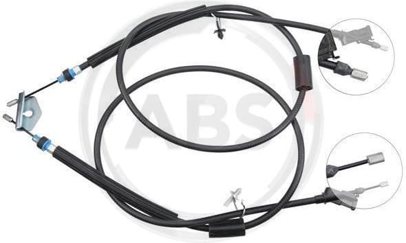 Cable Pull, parking brake K13475