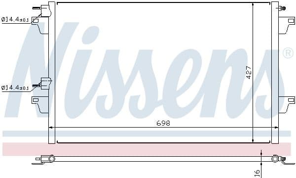 Condenser, air conditioning ** FIRST FIT ** 94627
