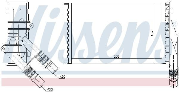 Heat Exchanger, interior heating 72985