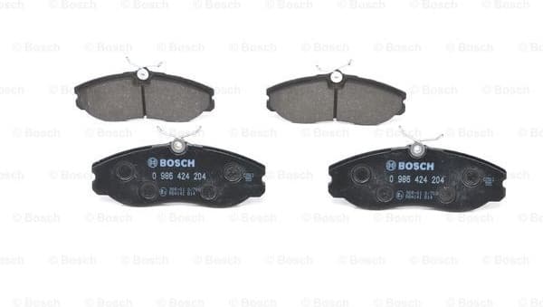 Brake Pad Set, disc brake 0986424204