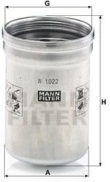 Filter oil W1022