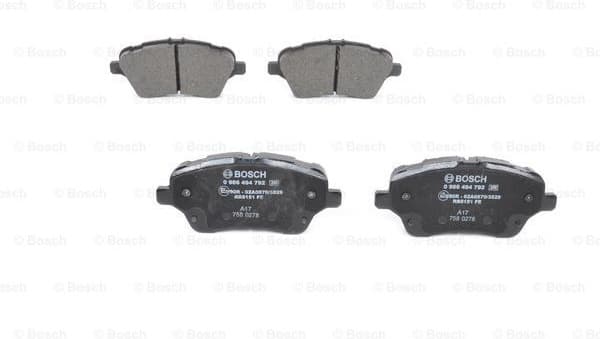 Brake Pad Set, disc brake 0986494792