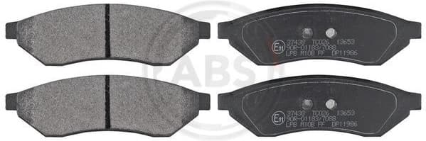 Brake Pad Set, disc brake 37438