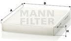 Filter, cabin air CU2533-2