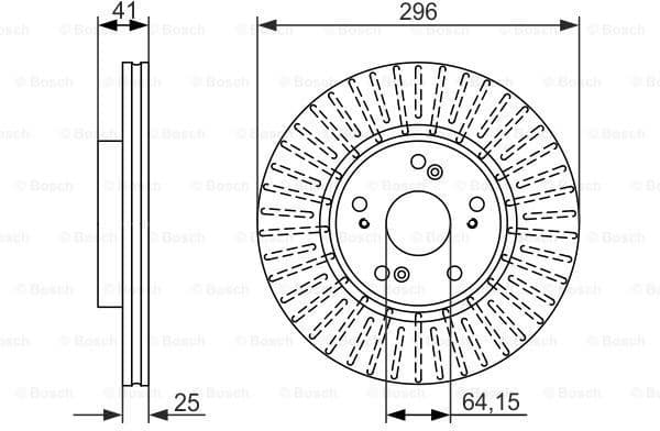 Brake Disc 0986479744 - image 2