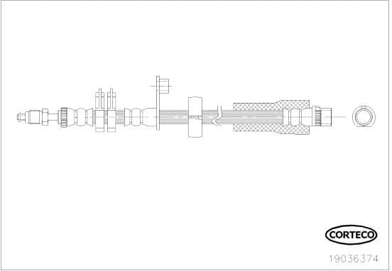 Brake Hose 19036374