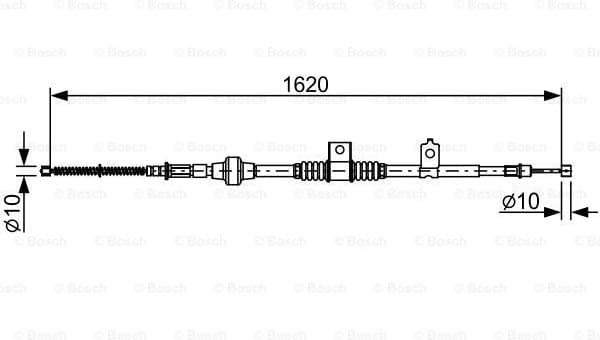 Cable Pull, parking brake 1987482521