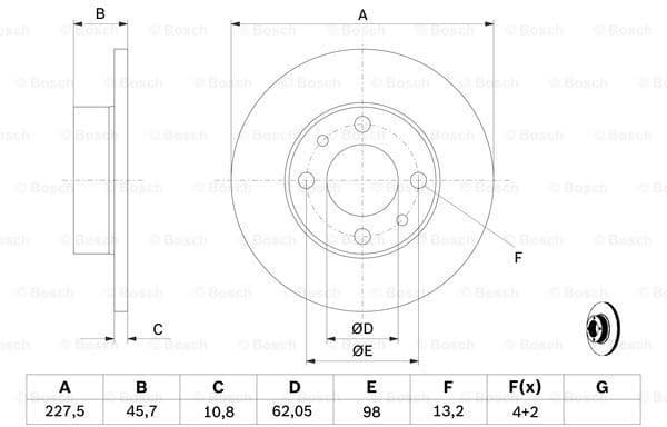 Brake Disc 0986478063 - image 5