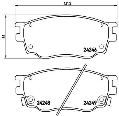 Brake Pad Set, disc brake PRIME LINE P49033