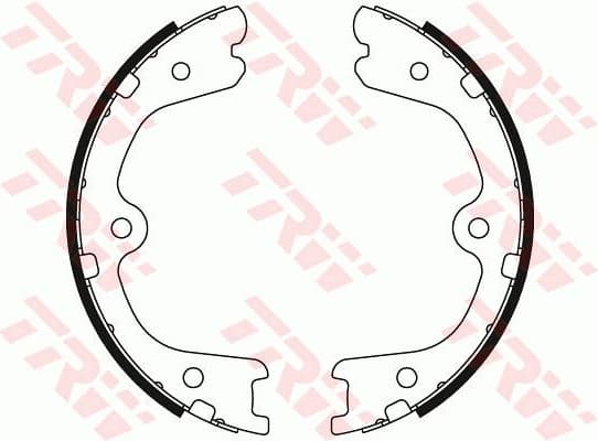 Brake Shoe Set, parking brake GS8791 - image 2