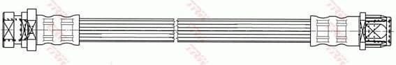 Brake Hose PHA538 - image 2