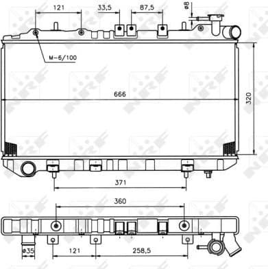 Radiator, engine cooling 536864 - image 2