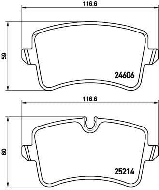 Brake Pad Set, disc brake PRIME LINE P85119