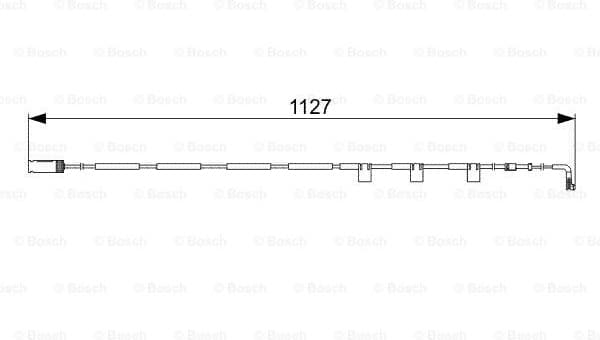 Warning Contact, brake pad wear 1987473059 - image 5