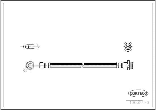 Brake Hose 19032476 - image 2