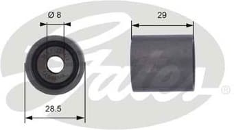 Deflection Pulley/Guide Pulley, timing belt PowerGrip™ T42044