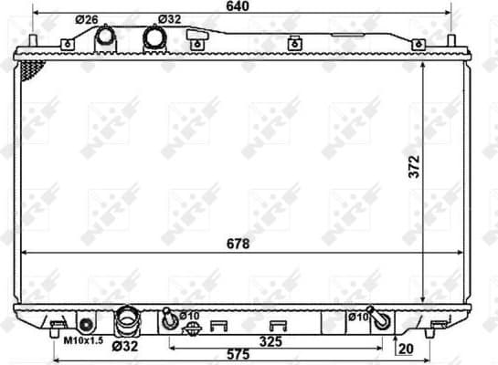 Radiator, engine cooling EASY FIT 58379 - image 2