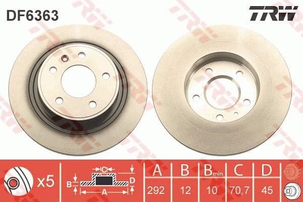 Brake Disc DF6363