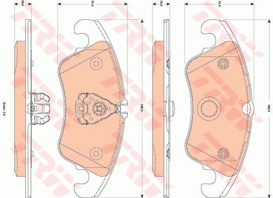 Brake Pad Set, disc brake GDB1833