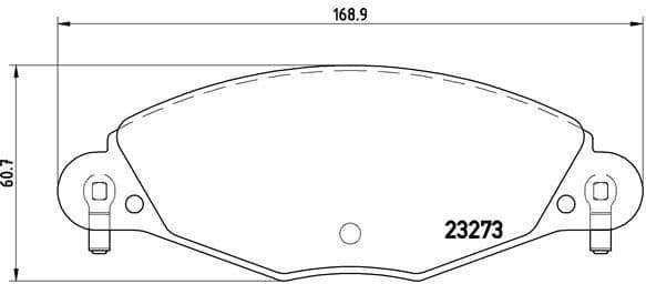 Brake Pad Set, disc brake PRIME LINE P61072
